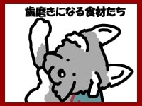 歯磨きになる食材たち